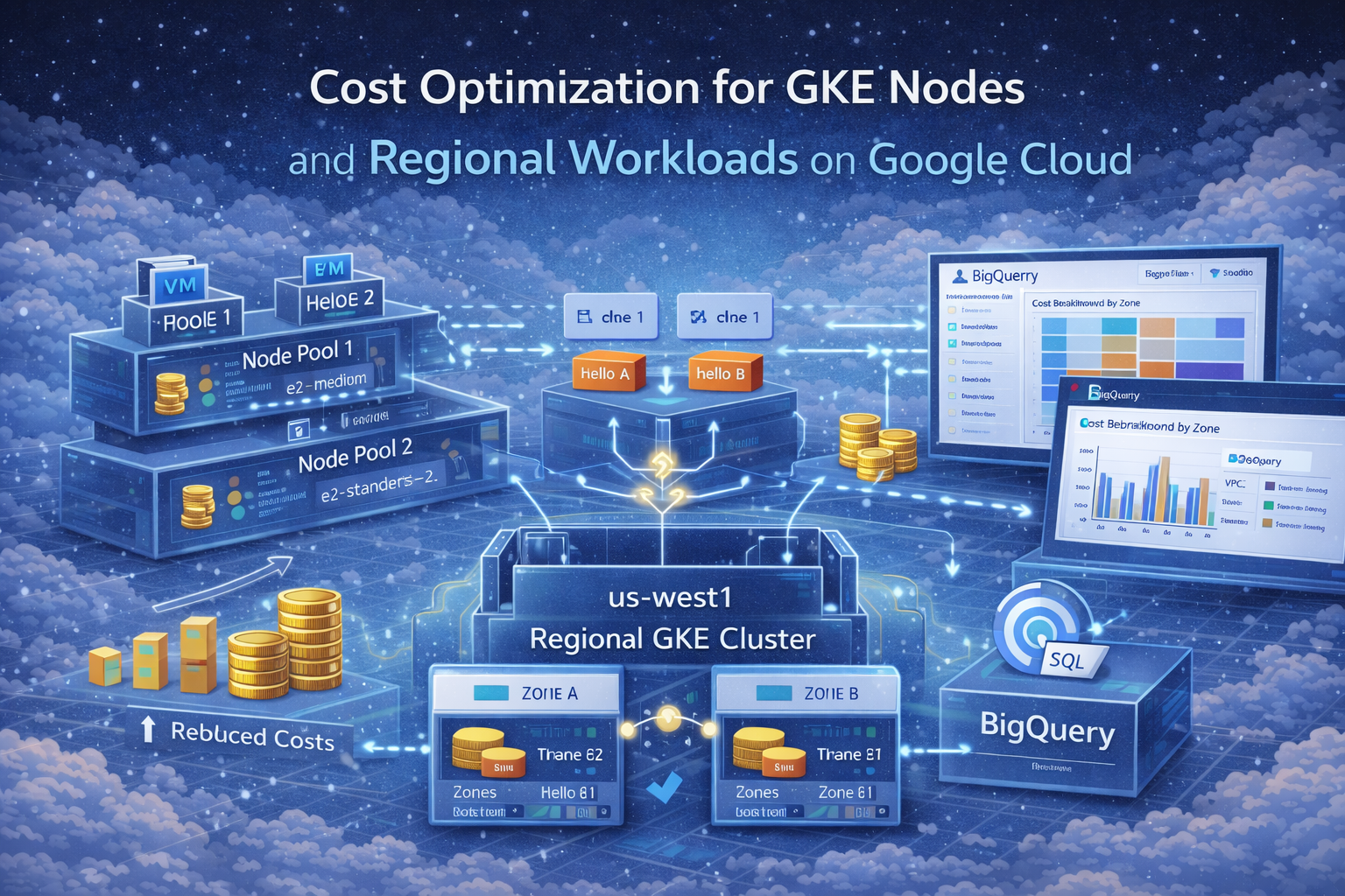 Cost Optimization for GKE Nodes and Regional Workloads on Google Cloud