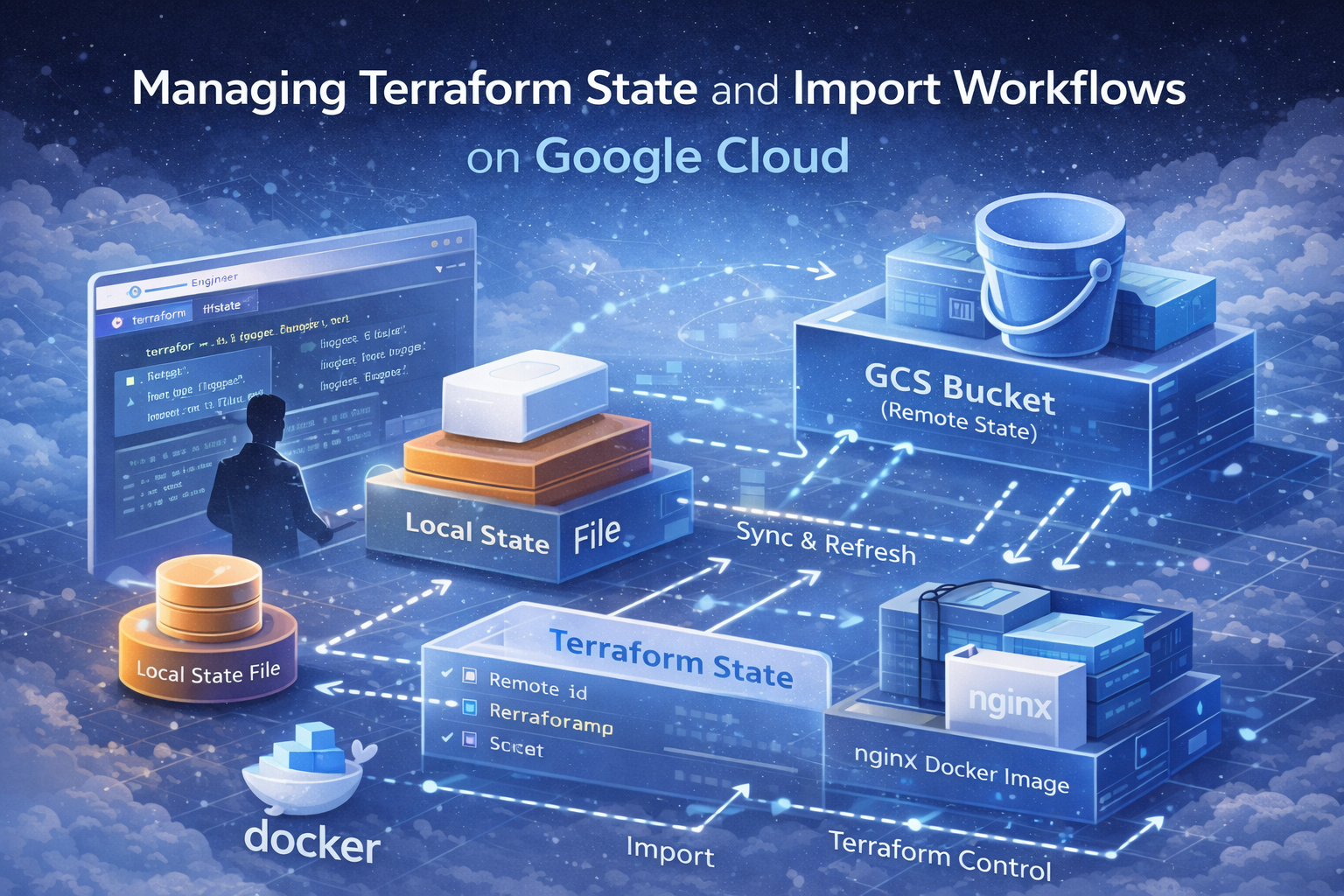 Managing Terraform State and Import Workflows on Google Cloud