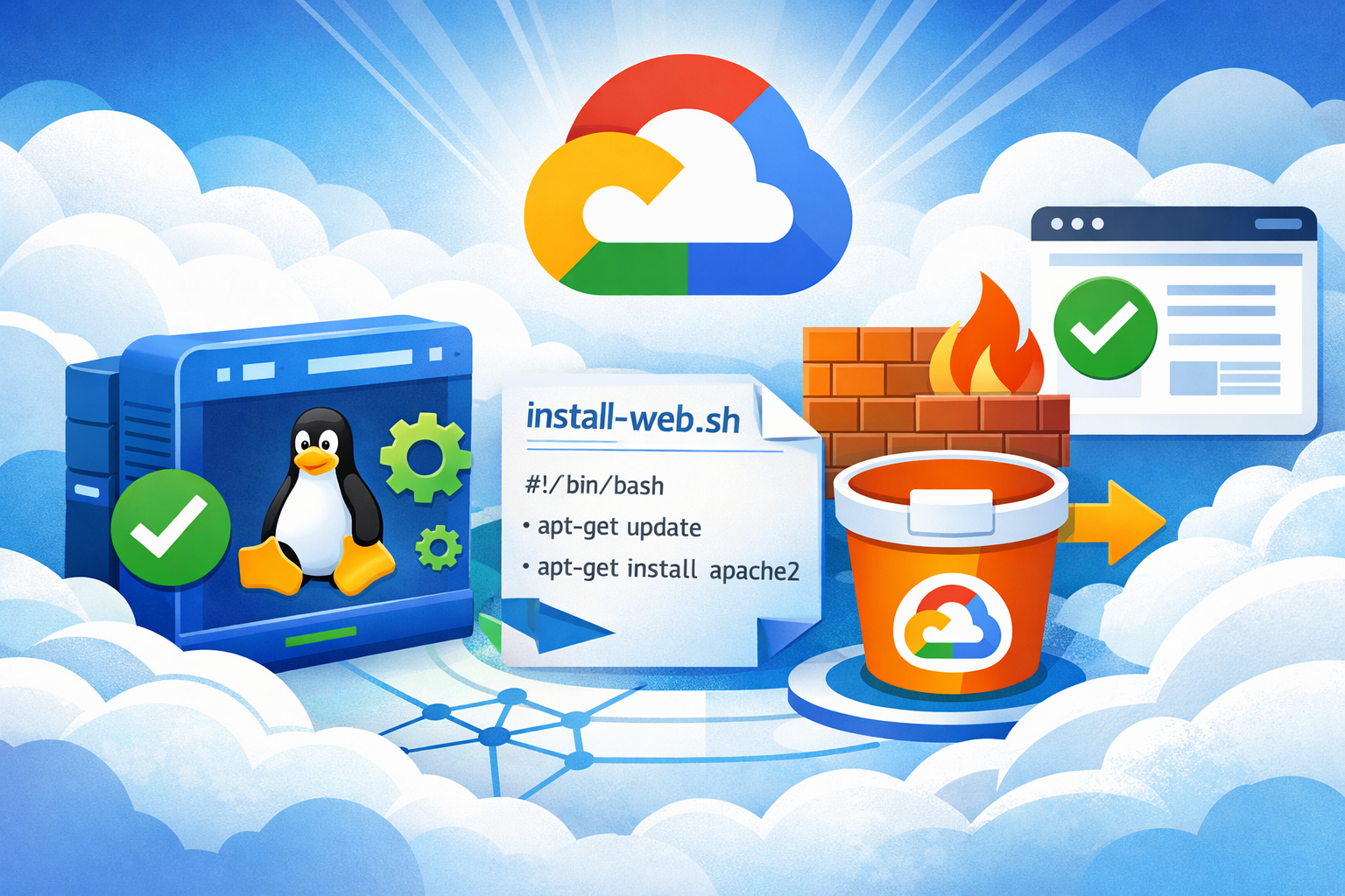 Scalable VM Initialization using Remote Startup Scripts on GCP