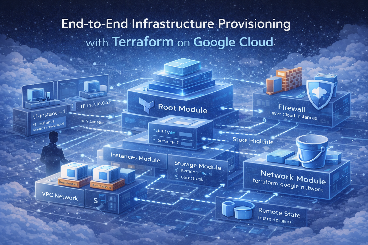 End-to-End Infrastructure Provisioning with Terraform on Google Cloud