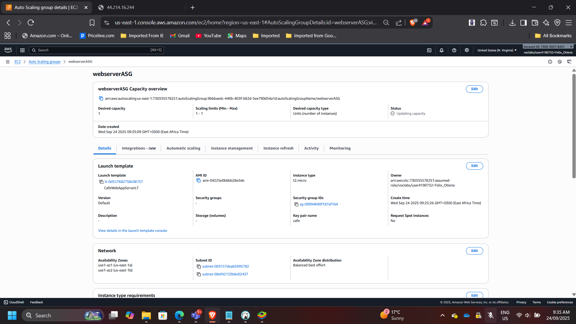 Auto Scaling Group