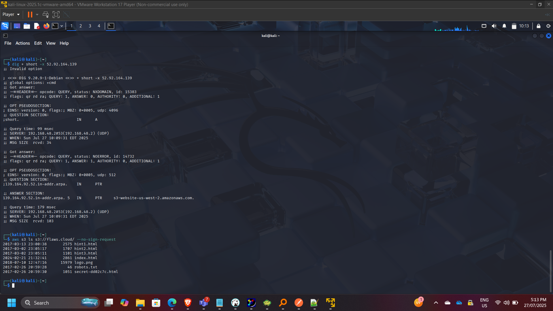 Public S3 Bucket Listing