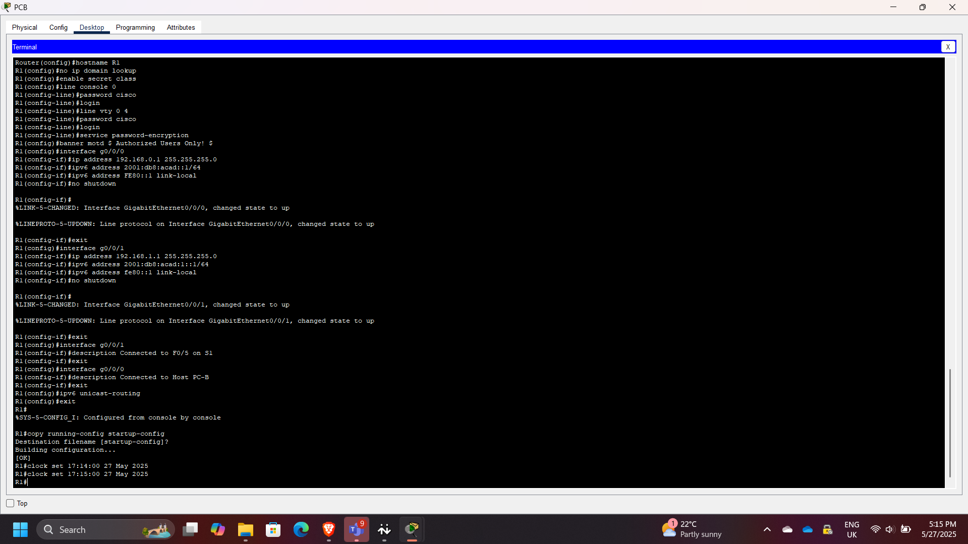 Router Configuration