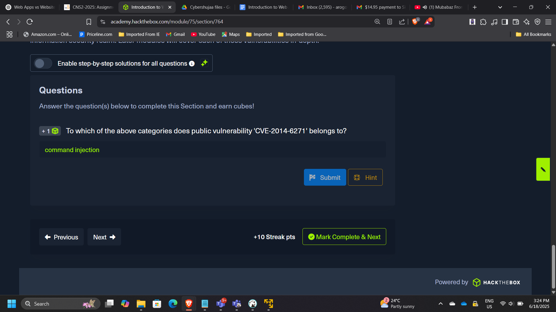 CVE Classification Reference